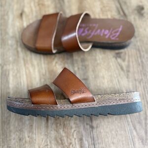 Blowfish • Faux Leather Strappy Sandals